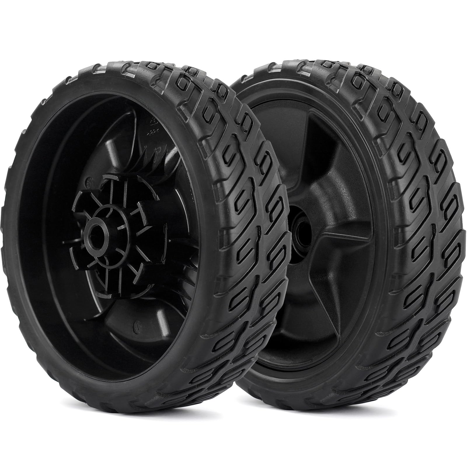 GIGOOL 44710-VR8-N00ZA Ruedas delanteras para cortacésped, ruedas de 8 pulgadas para Honda HRN216, paquete de 2