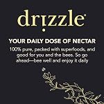 Drizzle Ginger Shine Raw Honey - Superfood Immunity Boost Blend - Rich in Nutrients and Beneficial Enzymes - Notes of Ginger & Lemon - 100% Raw, Pure Honey - Gluten-Free, Paleo-Friendly (Pack of 2) 350g