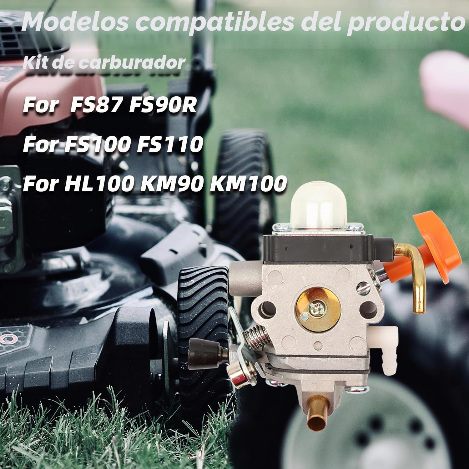Carburador para FS87 FS90 FS100 FS 110 FS130 HL95 HT100 HT101 KM90 KM100 KM110 SP90 Fadenabschneider.