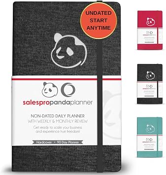 Panda Planner Sales Pro Planner 2026, 90-Day Undated Work Planner