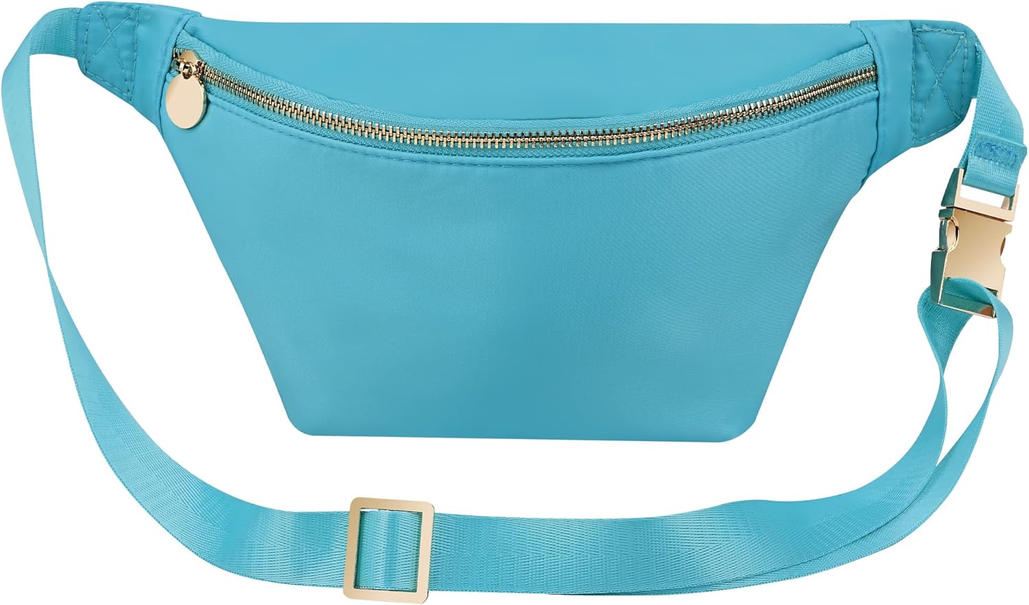 Crossbody Bags for Women Fanny Pack Everywhere Belt Bag Fashion Nylon Waist Pack (Peacock Blue)