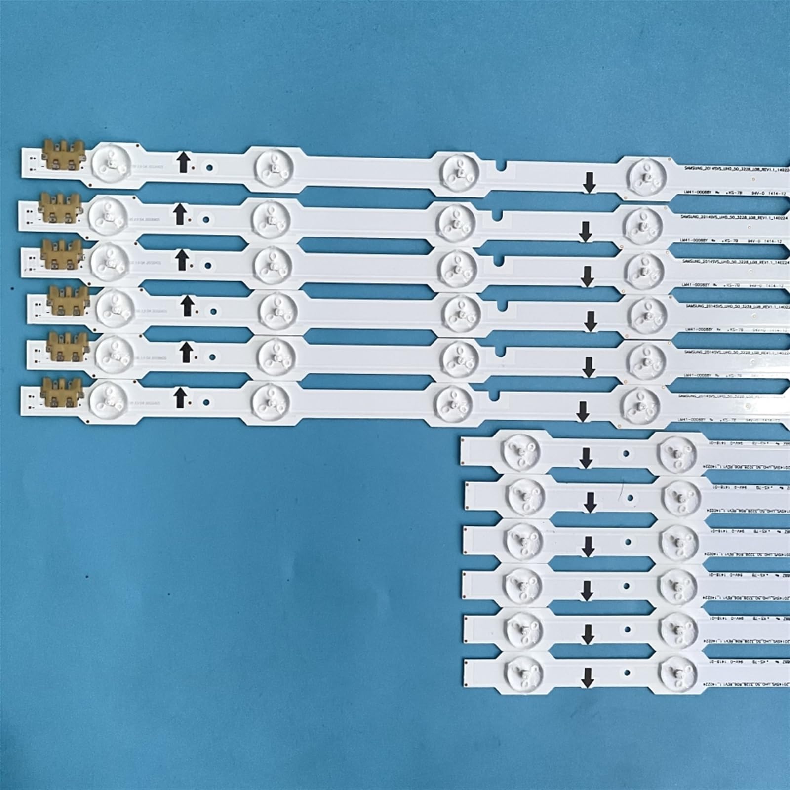 Striscia di Lampada retroilluminata a LED Compatibile for TV da 50 Pollici Ue50hu7000u LM41-00106F/-00106E UE50HU7000 UN50HU6950F UE50HU6900S CY-GH050HGNV1H