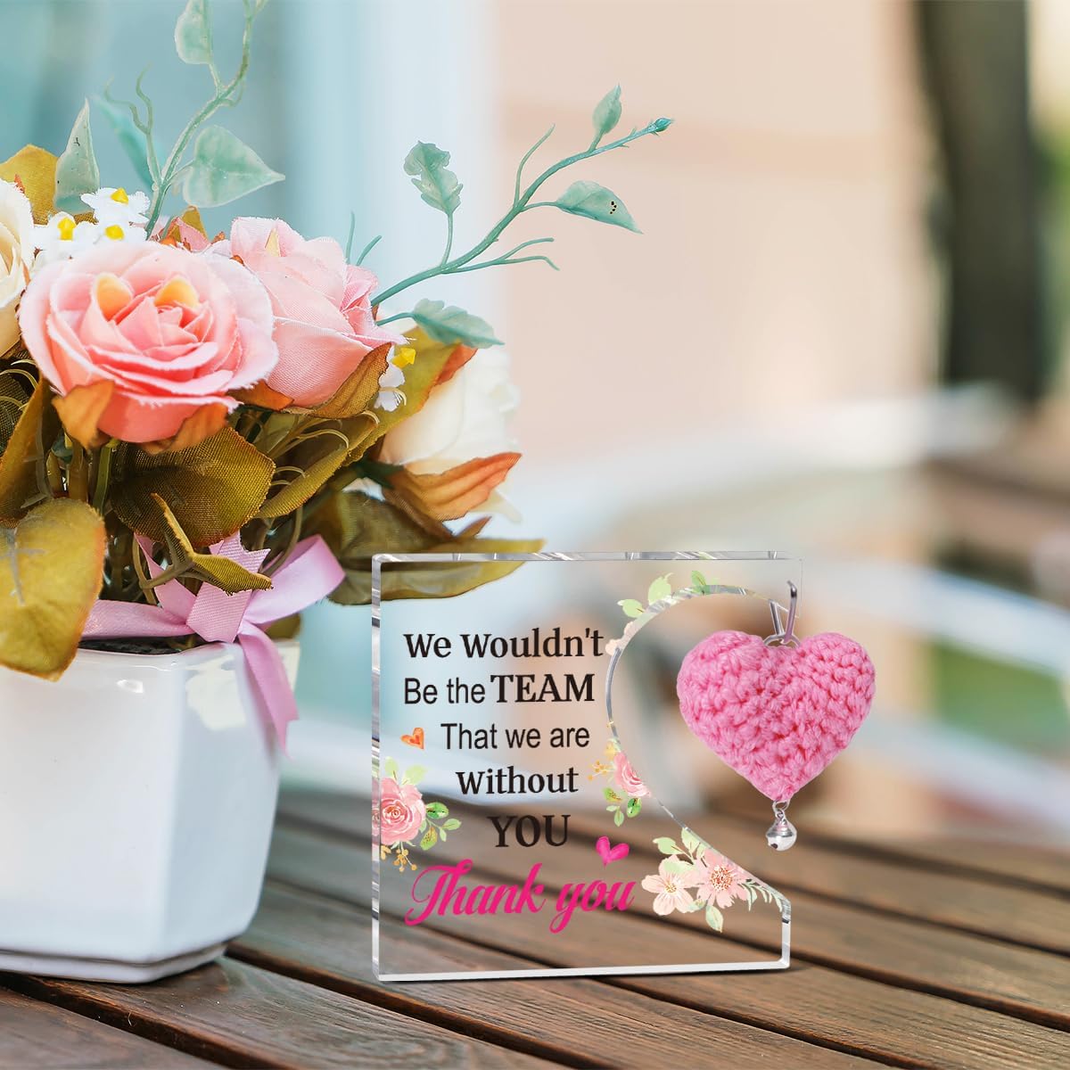 Thank You Gifts For Women Coworkers,We Wouldn't Be The Team With Out You Appreciatioan Acrylic Plaque Gifts For Employees Boss Colleague - Image 4