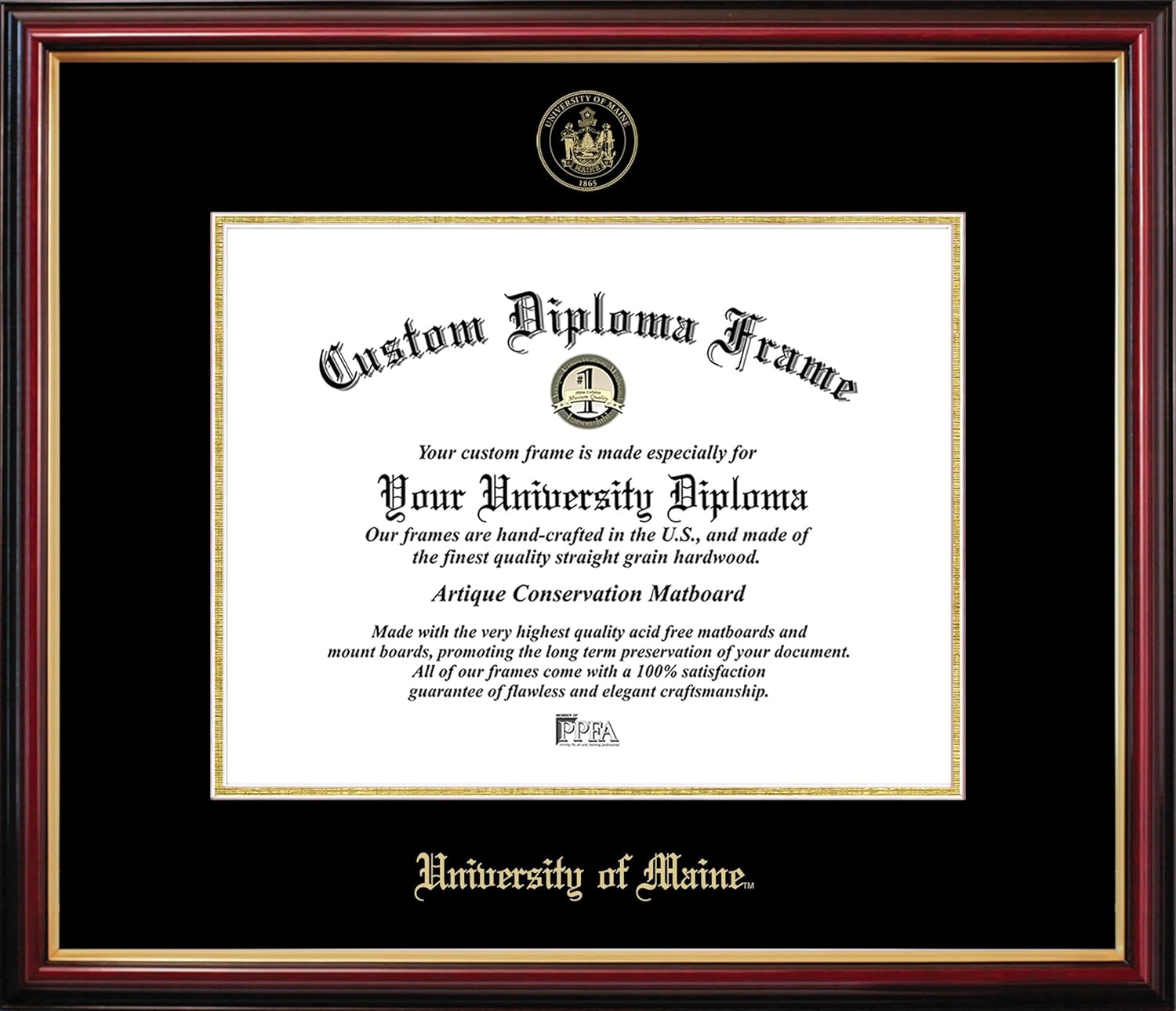 Campus Images Maine Petite Diploma Frame