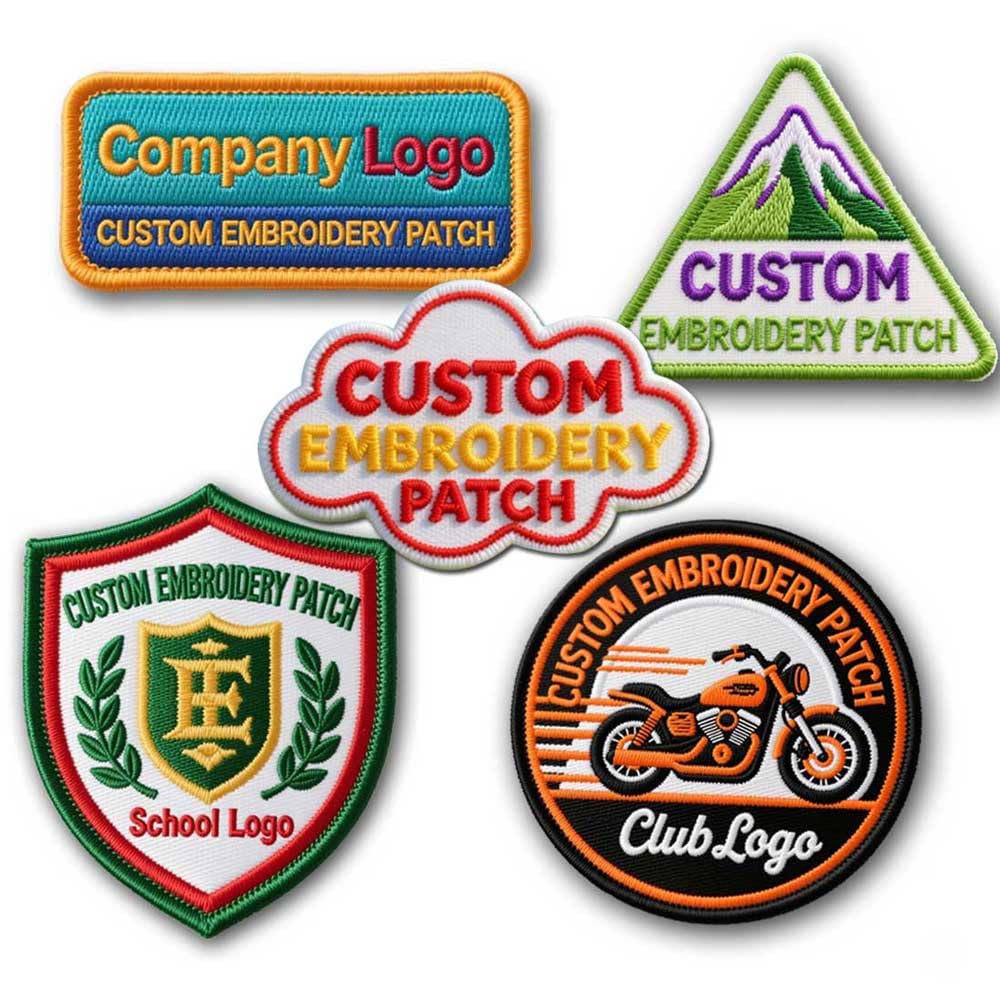 50PCS benutzerdefinierte Stickerei Morale Patches, personalisiertes Logo, Text oder Design Patches für Hüte, Taschen, Jacken und Uniformen mit Klettverschluss, Annähen, Aufbügeln (8cm)