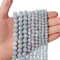 Vista 26 de 60 piezas de cuentas sueltas de malaquita de 6 mm para hacer joyas, cuentas naturales semipreciosas redondas y suaves para collares y pulseras