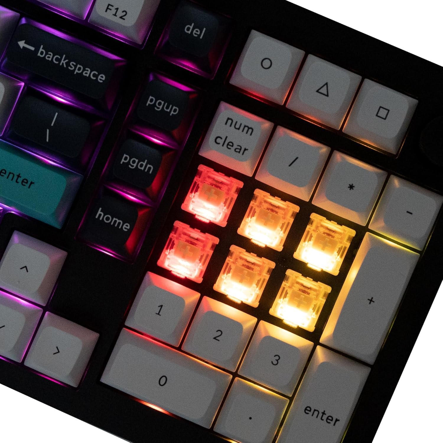 Keychron Q5 Max Kabellose Mechanische Tastatur,2.4 GHz Bluetooth QMK Voll-Aluminium 96% DE-ISO Layout RGB Hot-swappable Gateron Brauner Switch Für Mac Windows Linux