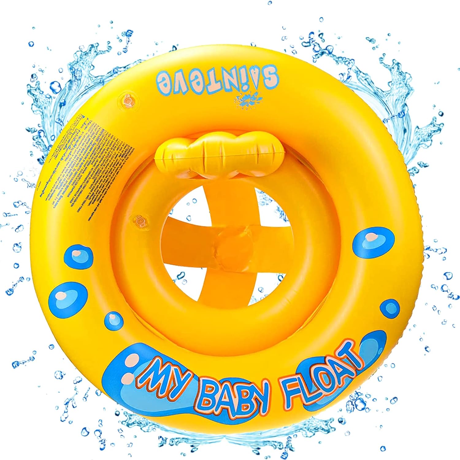 ZeYou Baby Swimming Float, Inflatable Baby Float with Baby Swim Seat