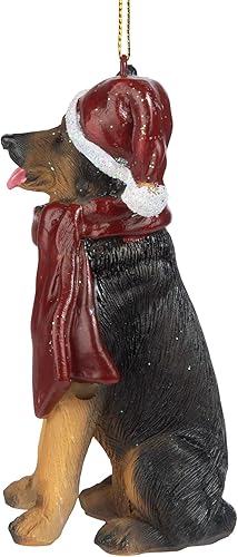 Vista 50 de Design Toscano - Figura de perro para decoración navideña.