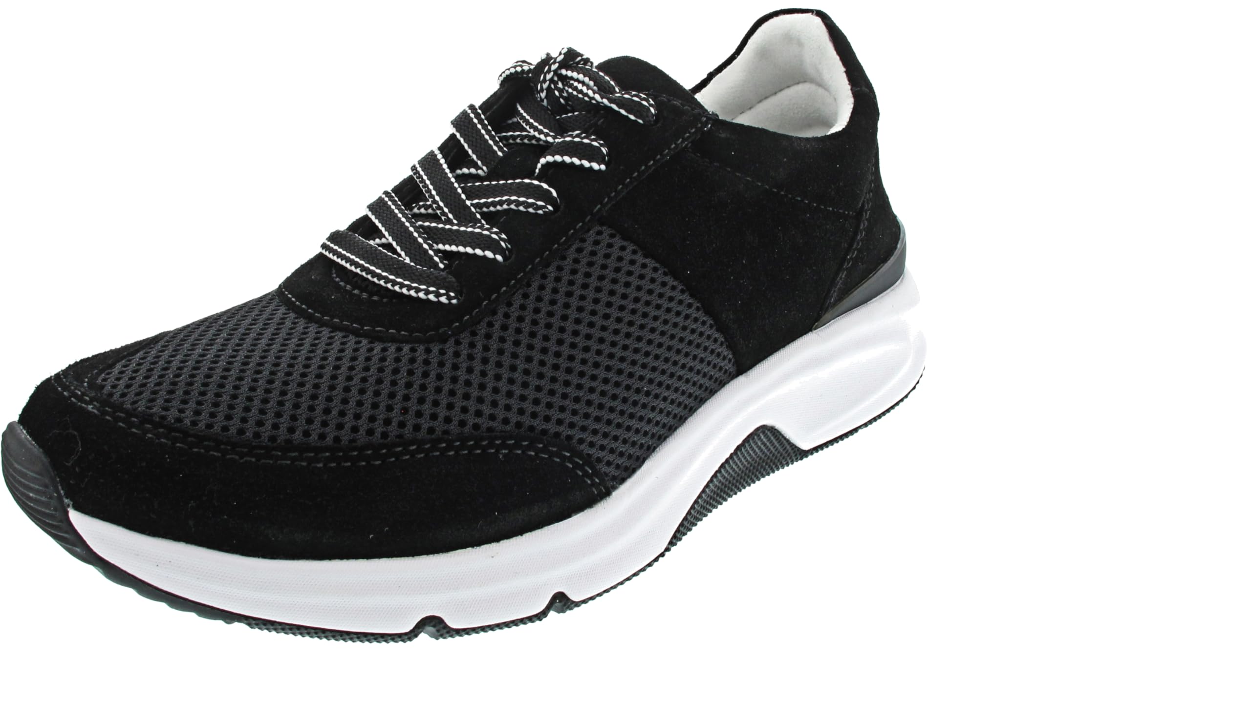 Gabor Damskie buty typu sneaker, damskie sneakersy, czarny 37, 39 EU