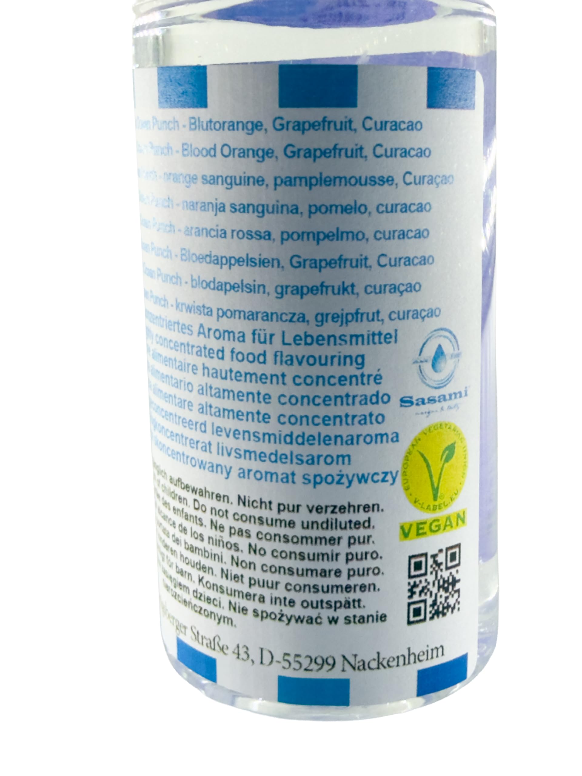 Midnight Ocean Punch - arancia rossa, pompelmo, curacao aroma concentrato - vegano - Sasami - 100ml