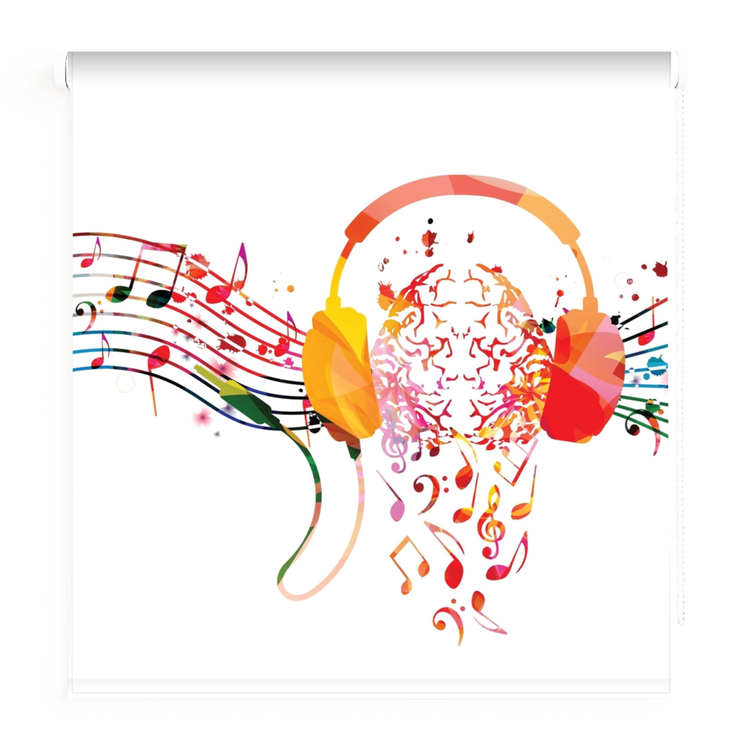 Genérico Estor juvenil chico, Estor juvenil chica, estor juvenil música 101, Estor juvenil unisex Estores enrollables translucidos habitacion juvenil (180x170)