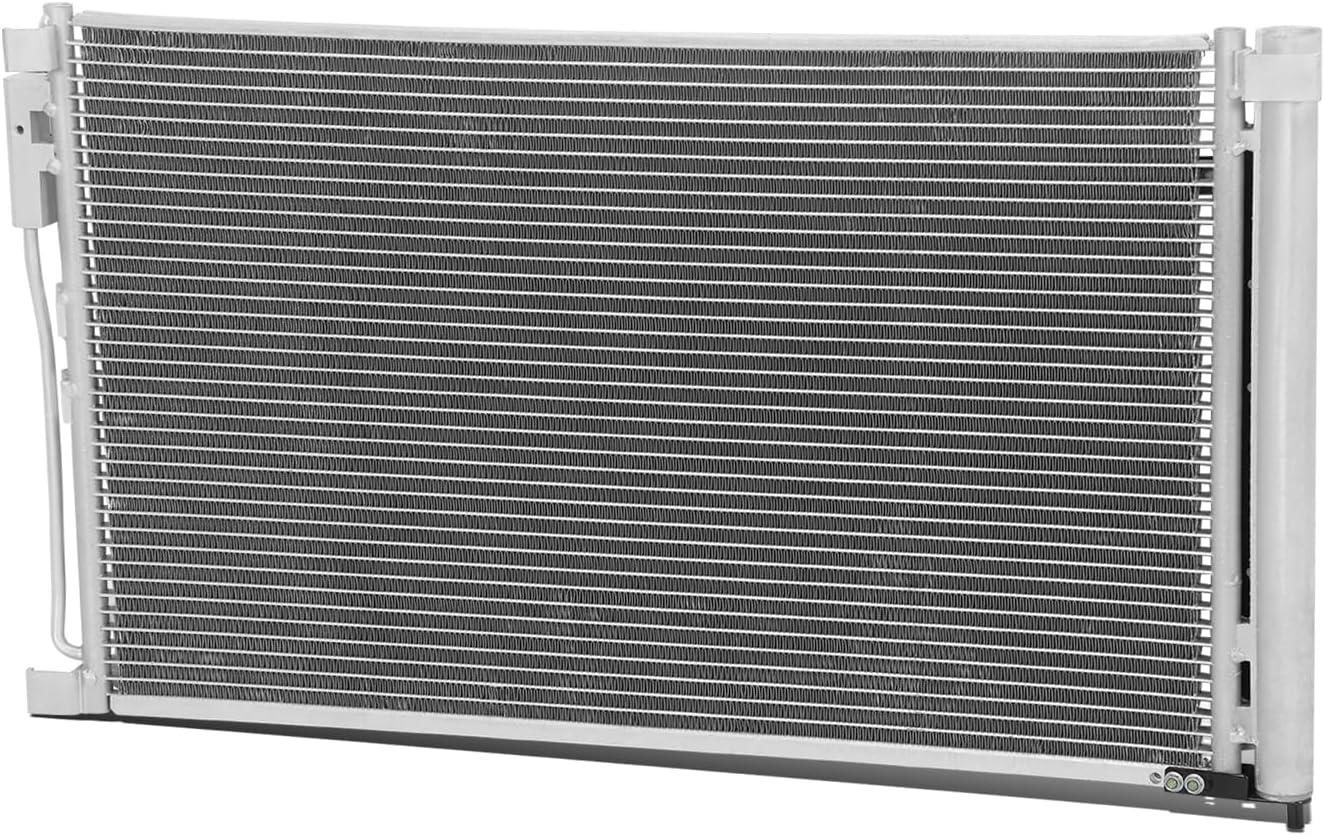 Auto Dynasty Air Conditioning A/C Condenser Compatible with 2016 2017 2018 2019 Infiniti Q50 Q60 2.0T, Aluminum AC Condenser Replacement DPI 30052, IN3030169