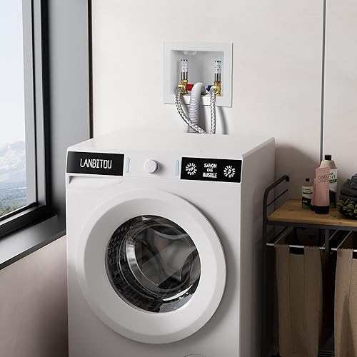 Miniatura 2 de Caja de salida para lavadora a presión con pararrayos de martillo de agua de acero inoxidable, con drenaje central, prensa de 12 pulgada x 34