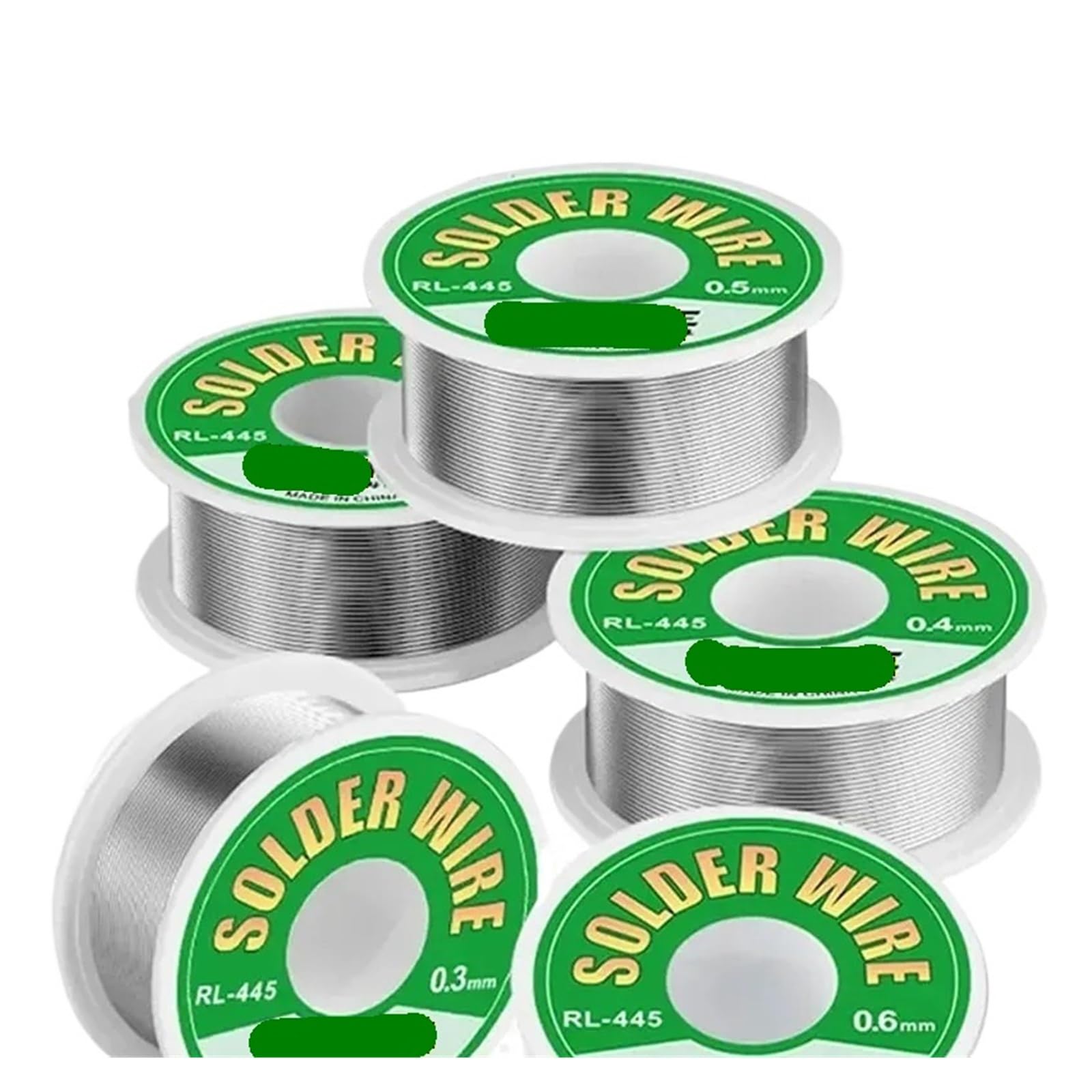 Fil à souder étain 0.4mm RL-445 avec noyau de colophane de 25g