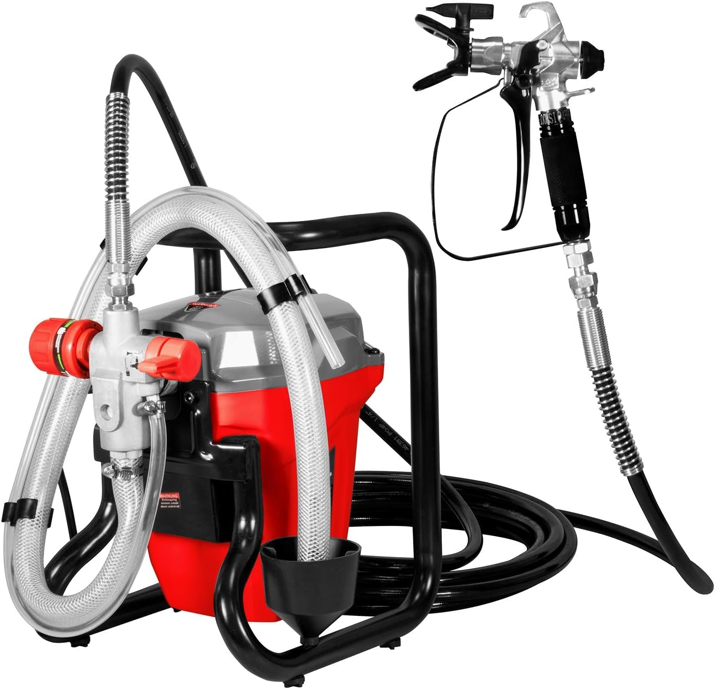 iBELL APS1170 Airless Paint Sprayer with Powerful 650W Motor, Max Pressure 20.7MPa/3000psi, 1.1L/Min Flow Rate and 7.6M High Pressure Hose (Multicolor) | Corded Electric (B08PJ9P6TB) Amazon Price History, Amazon Price Tracker