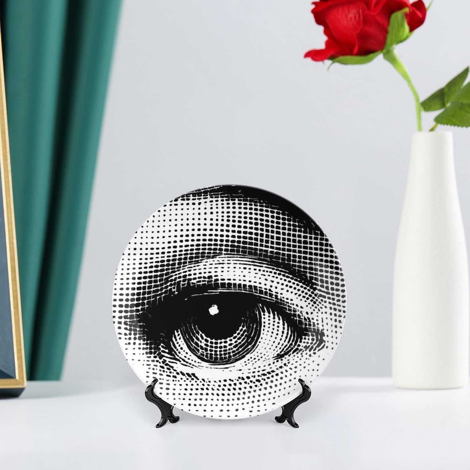 Piatto Decorativo Lina Cavalieri In Ceramica - Da Appendere, Con Gancio A Molla | Stile Fornase, Diverse Misure - Foto 5