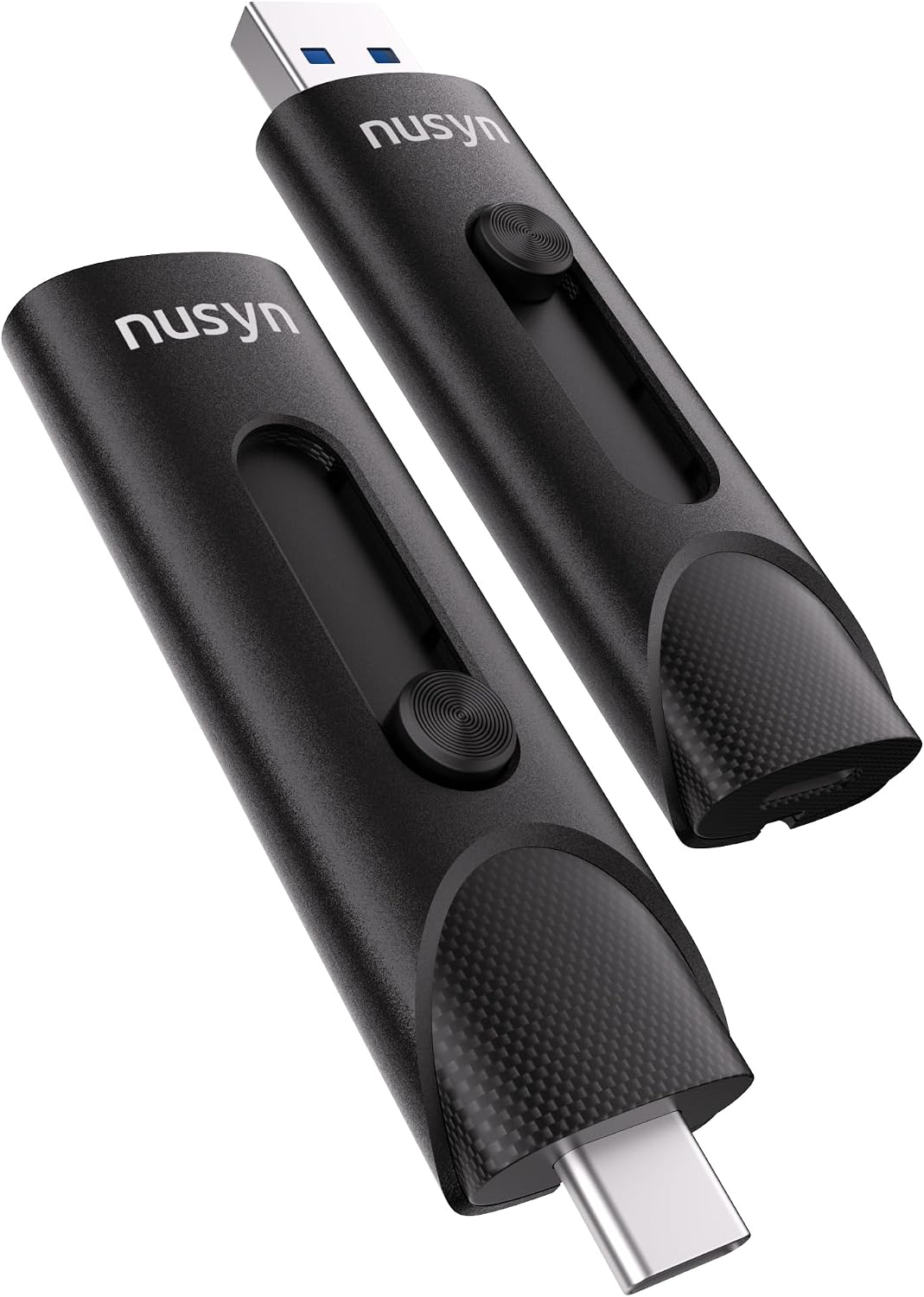 512GB External SSD/USB Drive - Up to 1050MB/s, 2-in-1 USB-C + USB-A, USB 3.2 Gen2, Portable Solid State Drive for iPhone, Android Phones/Tablets, PS4, Windows & Mac