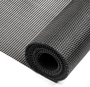 Pet Proof Window Screen Roll 36" x 200" Thicken Charcoal Screen Mesh Durable and Scratch-Resistant for Families with Cat or Dog 36" x 200"