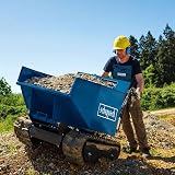 Scheppach Dumper DP5000, cassone motorizzato termico su cingoli, carico massimo 500 kg, 5,5 CV | motore 4T da 196 cm3 | 3 gradini anteriori/1 gradino posteriore | ribaltabile | carriola - 8