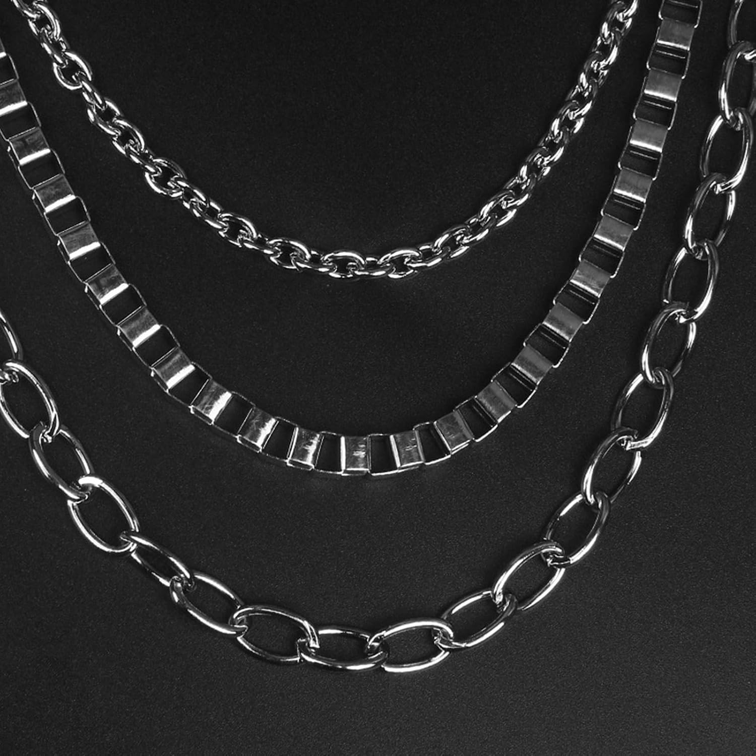 Pants Chain for Men Hip Hop Punk Trouser Chain Pocket Belt Silver Jeans Goth Accessories
