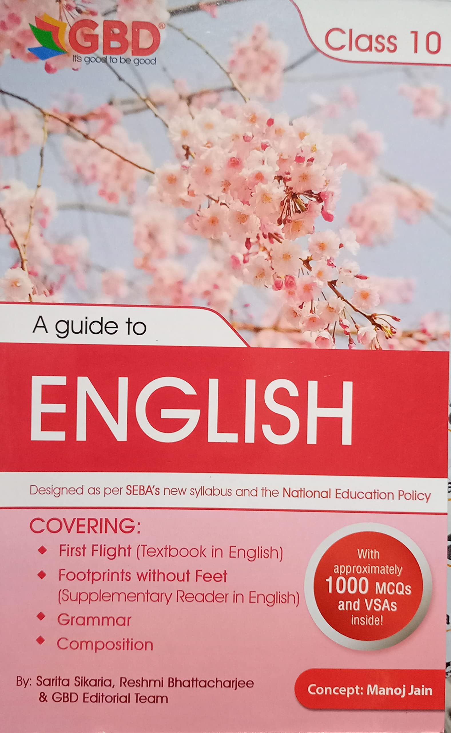 G.B.D.'s English Guide (SEBA new Course) Class 10