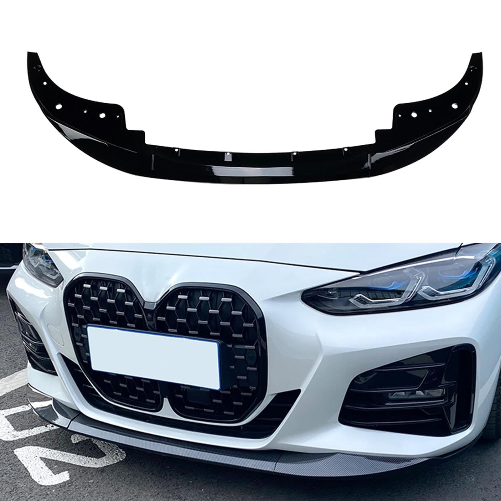 Pare-chocs avant haut de gamme pour BMW 425i 430i G22 G23 avec becquet
