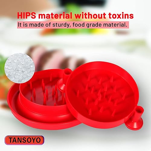 Miniatura 3 de Picador de carne, máquina trituradora de pollo, garras de alimentos, herramienta de trituración de carne de res Ami, asas antideslizantes de cerdo