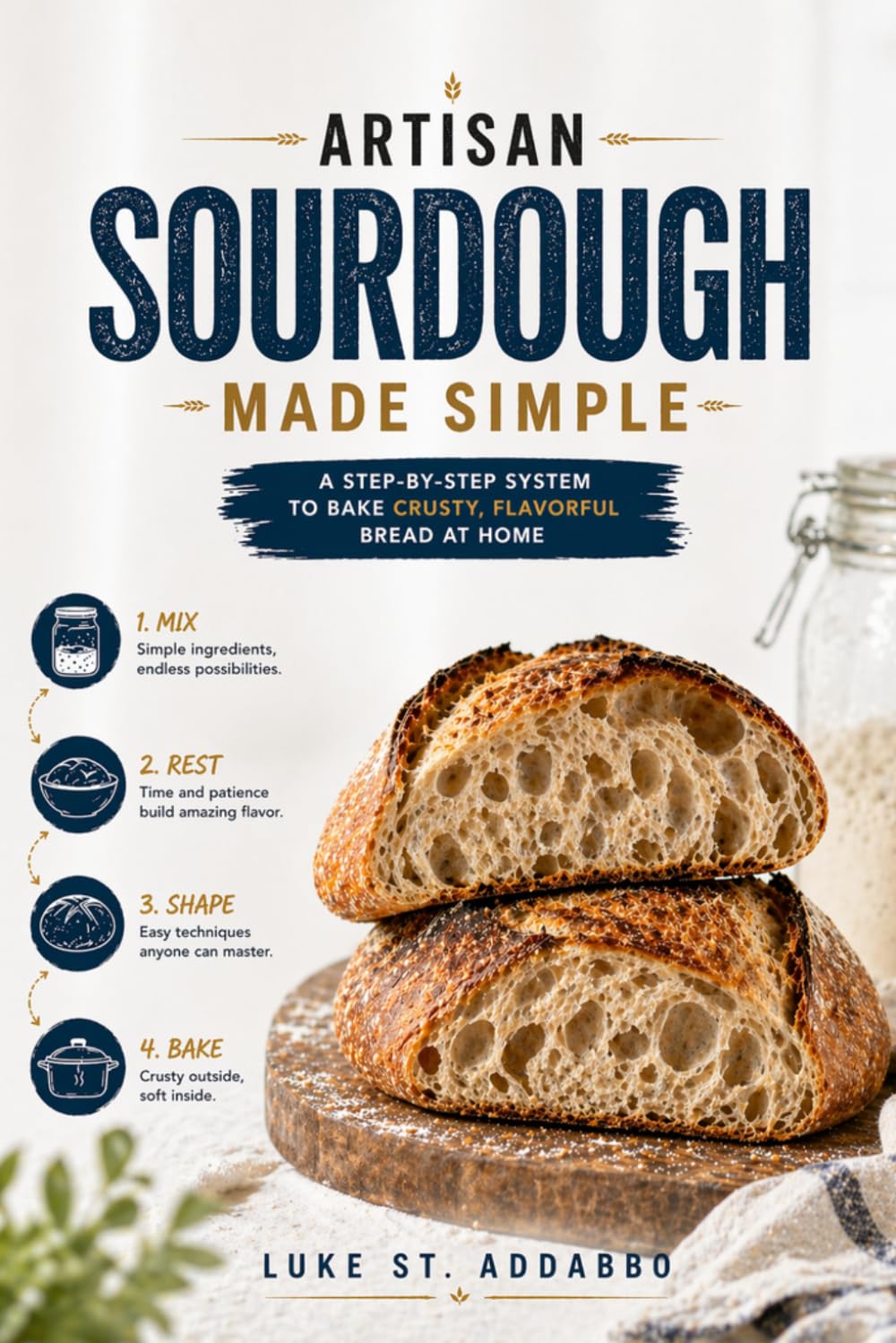Artisan Sourdough Made Simple: A Step-by-Step System to Bake Crusty, Flavorful Bread at Home