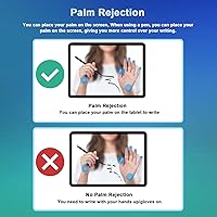 Vista 3 de Lápiz capacitivo para iPad 9ª y 10ª - Lápiz de carga Type-C para iPad con rechazo de palma, lápiz activo compatible con (2018-2025) Apple iPad