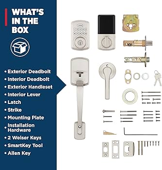3 / 5 satton⭐︎ GlucksteinElements Hazelton Satin Nickel Keyed Entry Door