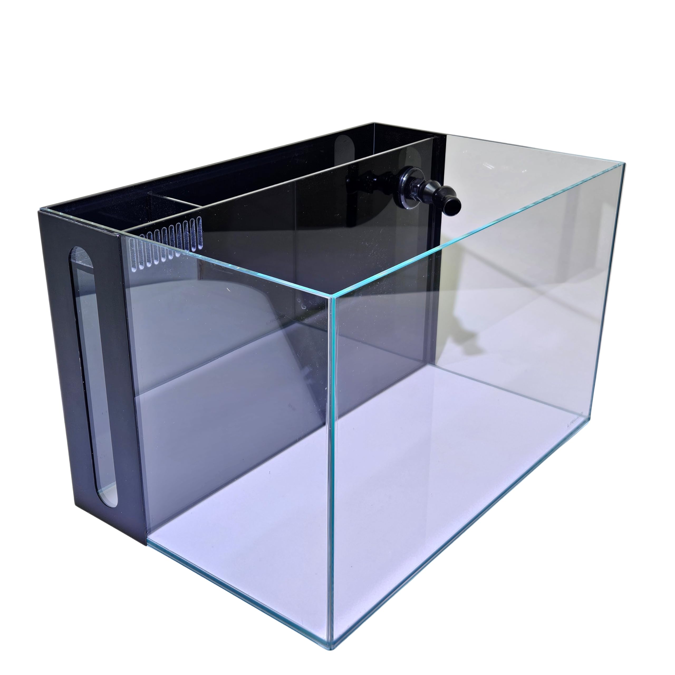 LIFEGARD Low Iron Ultra Clear 10 Gallon Crystal Aquarium with Built in Back Filter