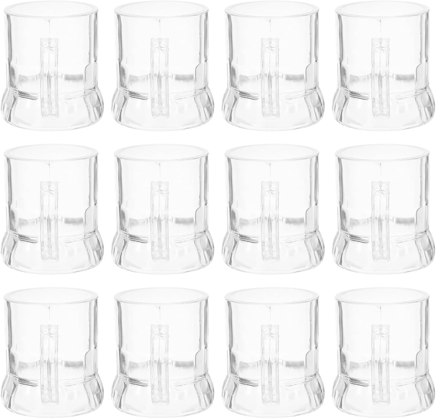 12 Pcs Mini Plastic Shot Glasses 30ml Beer Wine Cups with Handles for Party Event Supplies and Festival Drinking
