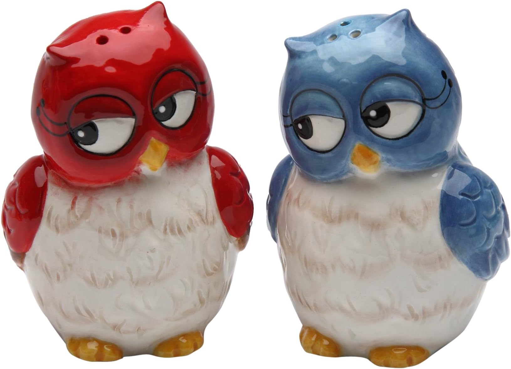 Cosmos Gifts10907 Owl Couple Salt and Pepper Set, 3-Inch