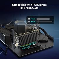 NICGIGA 10Gb Ethernet Hálózati Kártya Intel X540-T1 Vezérlővel, PCI-e 10Gbps Adapter RJ45 Porttal Windows/Linux Támogatással 6