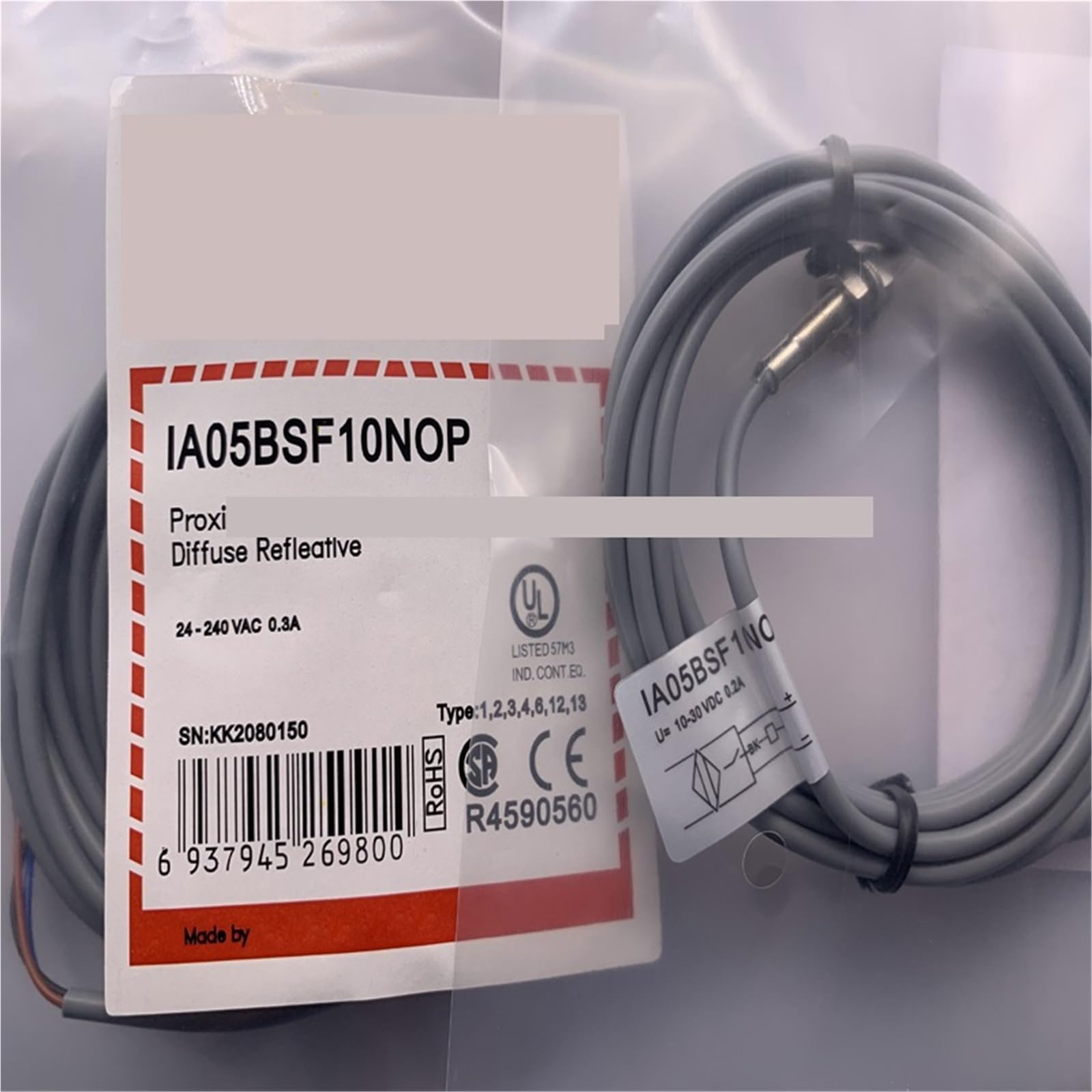1 pz Sensore IA05BSF10NOP IA12DSF02NO-5M IA18DSN08PO-5M(Ia05bsf10nop)