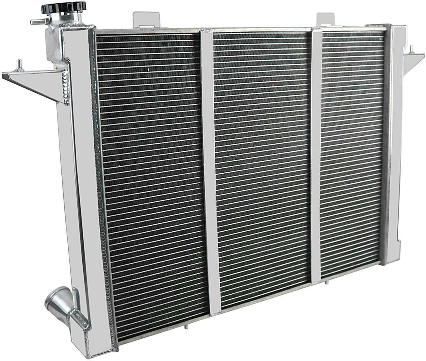 4 Row Aluminum Radiator For 1991 1992 1993 Dodge D250 350 W250 350 Ramcharger Diesel Cummins Radiador 91 92 93 Radiators 5.9L Crossflow MT Radiadors