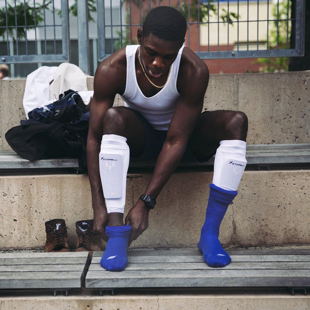 Storelli BodyShield LegSleeves | Compression Soccer Shin Guard Holders | Enhanced Leg Protection : Sports & Outdoors