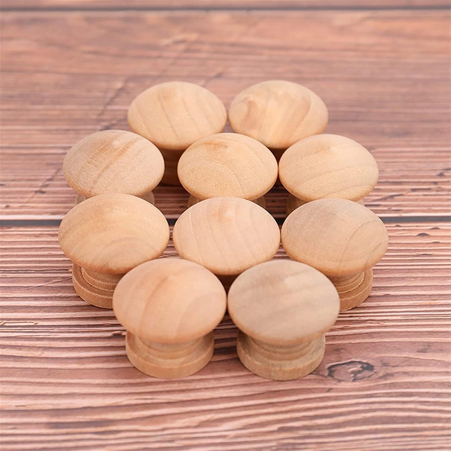 Wood Drawer Knobs Pulls Handles, Wooden Handles Pull,10pcs Wardrobe Handle Hardware Furniture Drawer Handle Pull