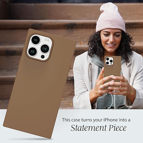 Miniatura 8 de Cocomii Funda cuadrada para iPhone 12 Pro Max, color neutro de silicona cuadrada, delgada, ligera, mate, suave al tacto, forro de microfibra, funda