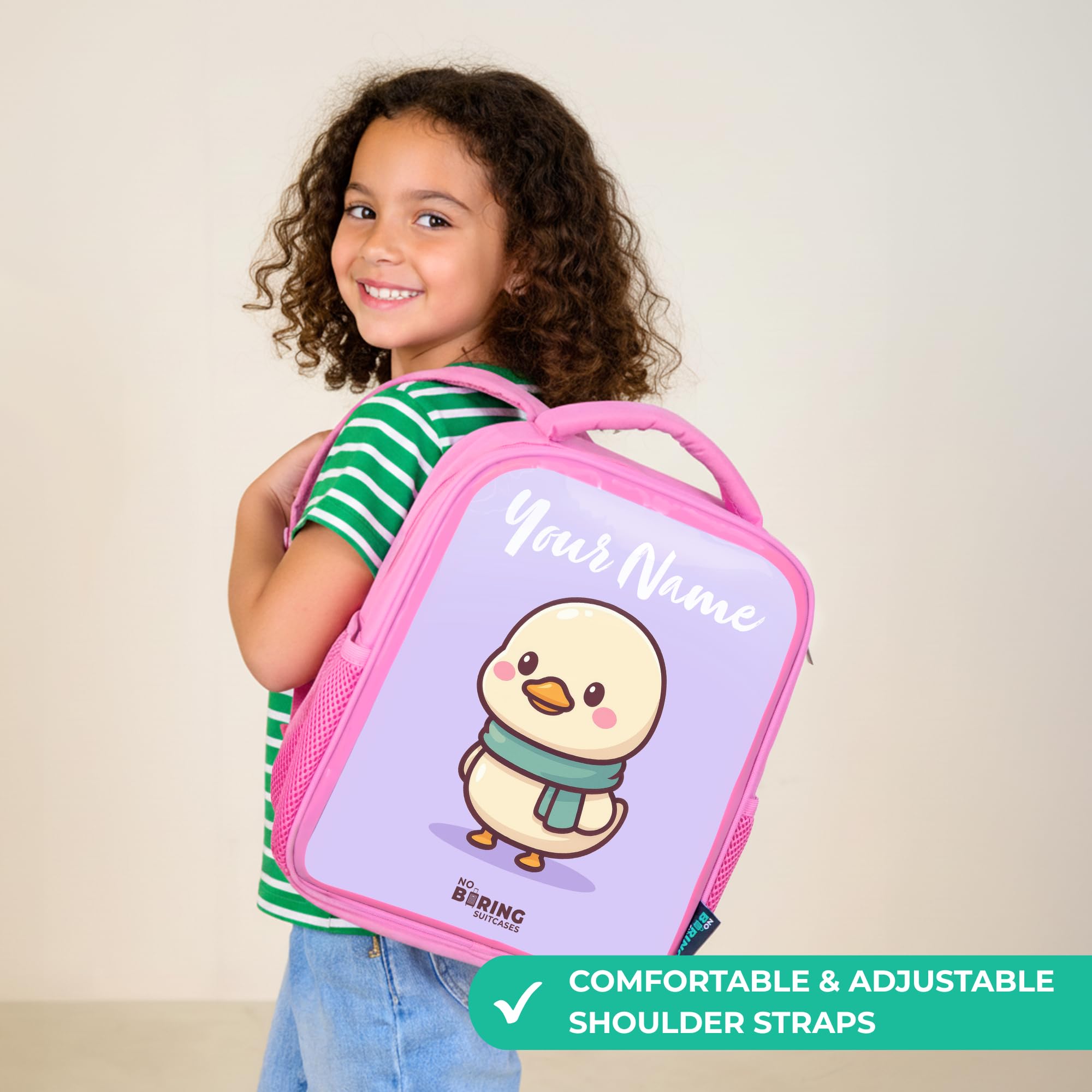 NoBoringSuitcases© Zaino Per Bambini Zaini Scolastici Blu Bambino | 8L - Backpack Da Viaggio School Bag Piccolo Zainetto In Età Prescolare Ragazzi Animali