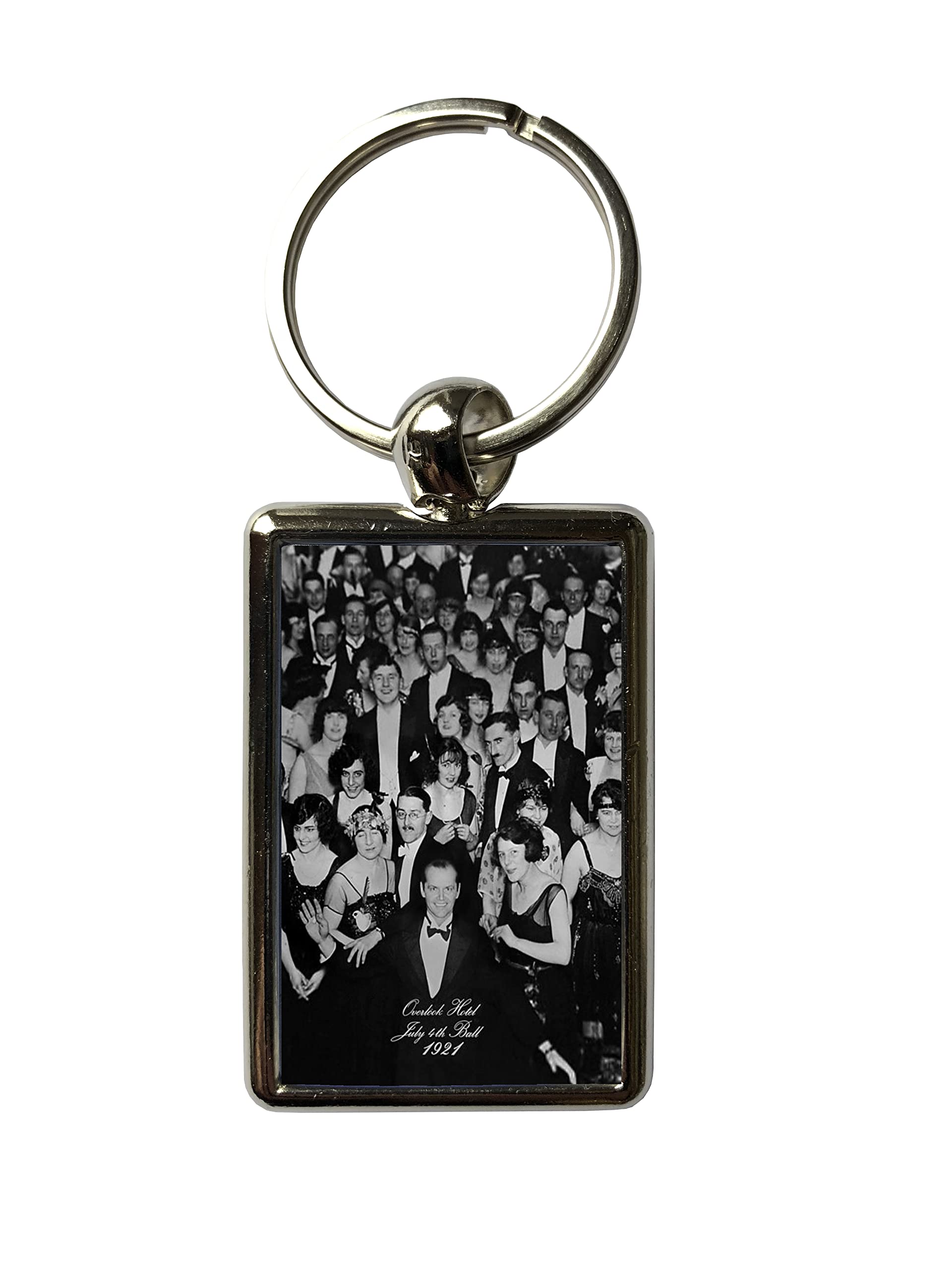 Super Universe Unisex Multicolored The Shining 1921 Overlook Hotel Photo Metal Keyring 3 X 4.5 Cm