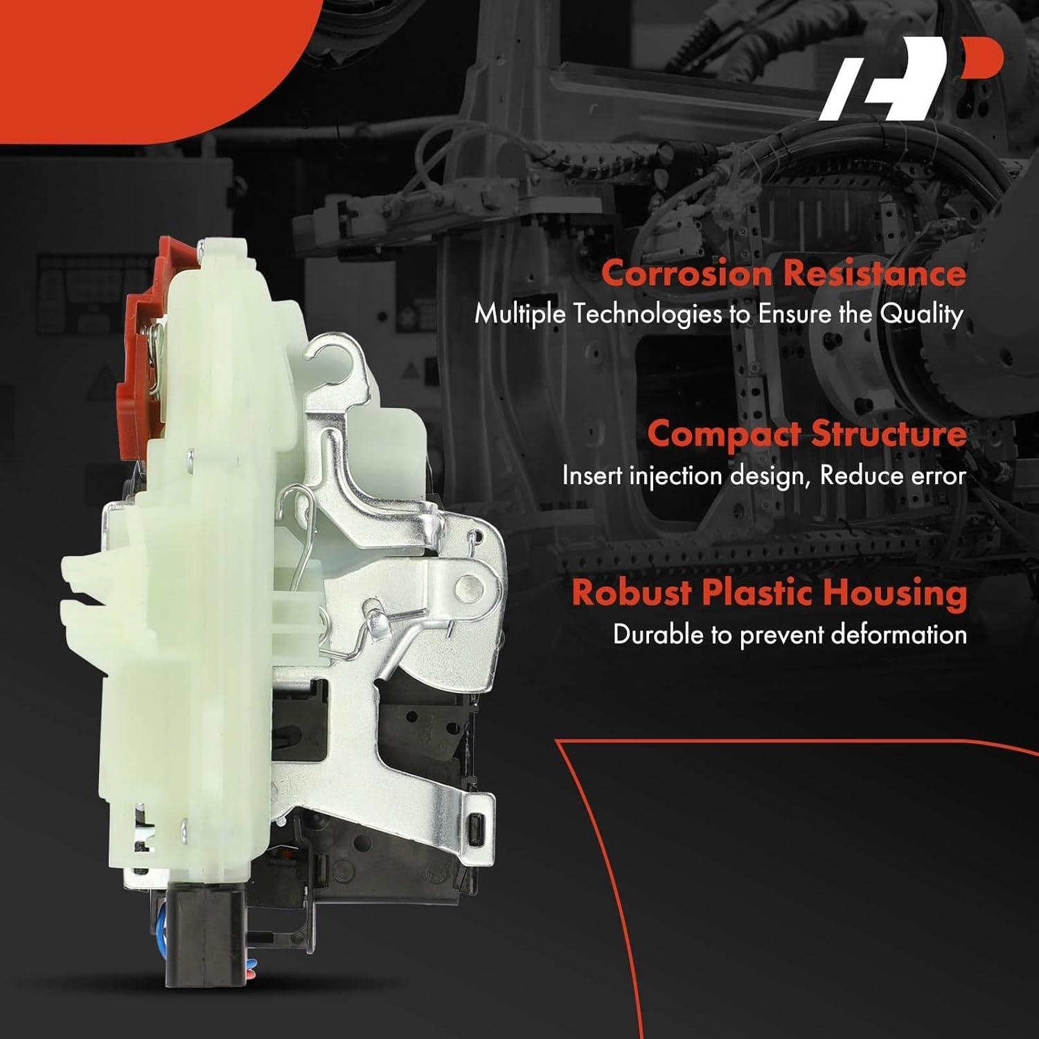 A-Premium Rear Left Driver Side Door Lock Actuator Compatible with Volkswagen Jetta 2005-2014, GTI 2007-2009, Rabbit 2006-2009