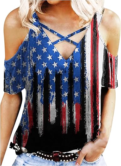 amazon women's 4th of july shirts