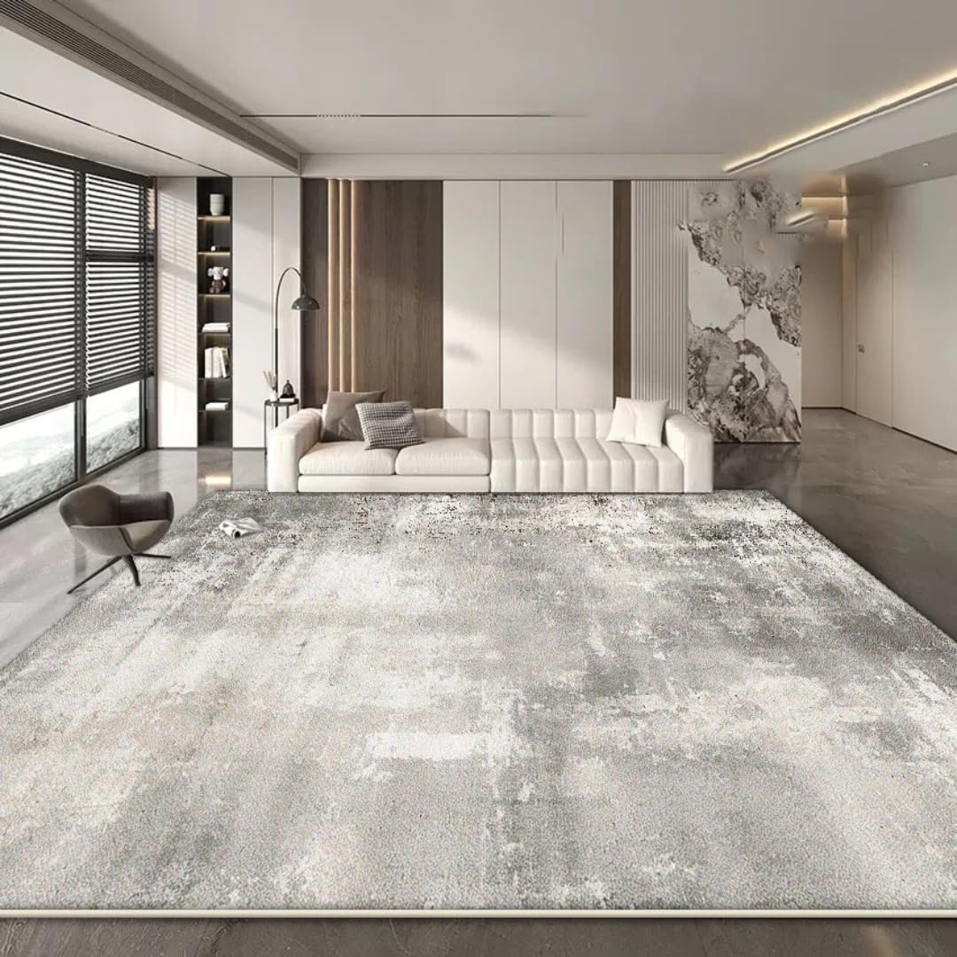 Tapis de salon abstrait 80x160cm pliable en flanelle douce CX006
