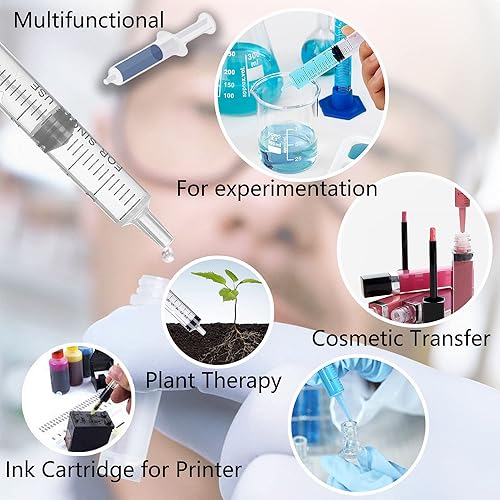 Miniatura 5 de Jeringa de plástico de 0.3 fl ozcc de 0.3 fl ozcc herramientas de medición líquida