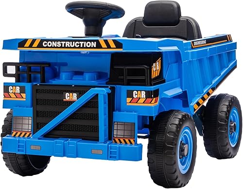 FINITO 24V Ride On Toys for Big Kids Ride On Dump Truck Electric Dump Bed and Ex