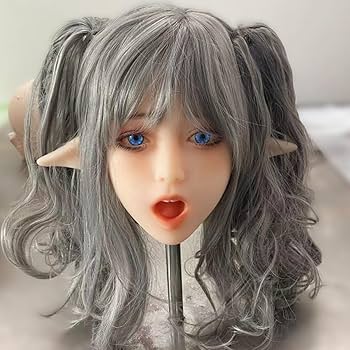 Amazon.co.jp: 2枚のウィッグ付き フィギュア ヘッド単体 等身大