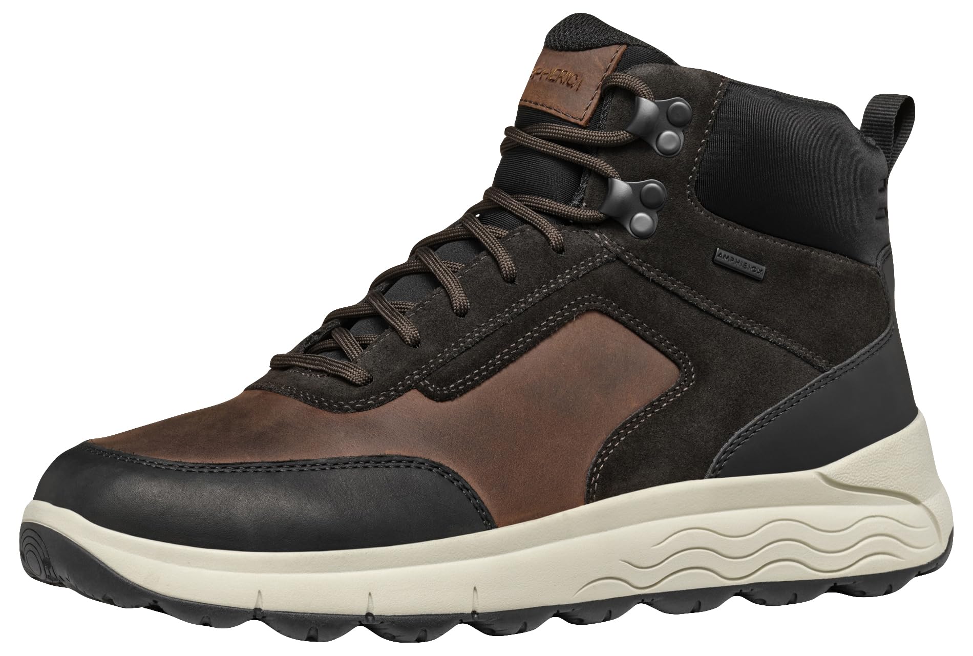 Geox U Spherica 4x4 B ABX - Botines para hombre, café, 41 EU