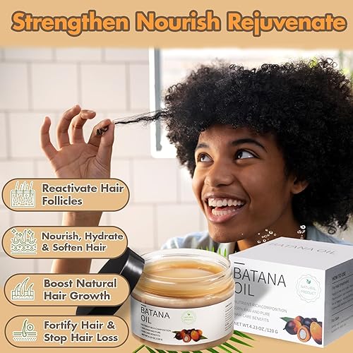 Miniatura 4 de Aceite de batana - 100% crudo, orgánico, refrescante, aroma natural, fortalece y mejora el grosor, no graso, ideal para cabello y piel secos